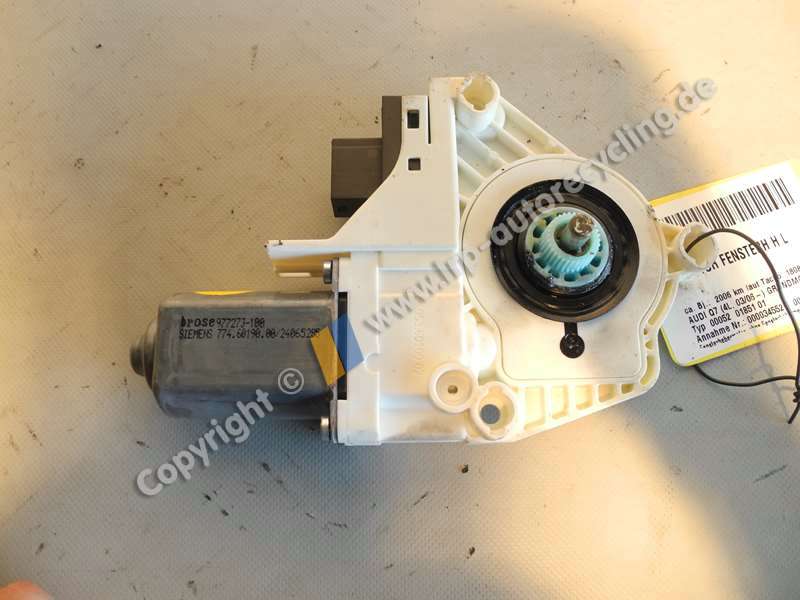 Audi Q7 4L Bj2006 original Motor Fensterheber hinten links 4L0959801B